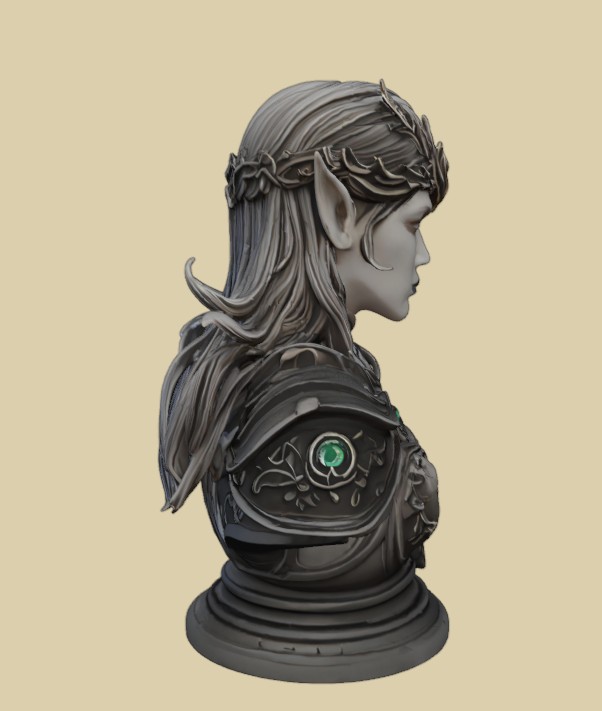 Elven Sorceress Bust