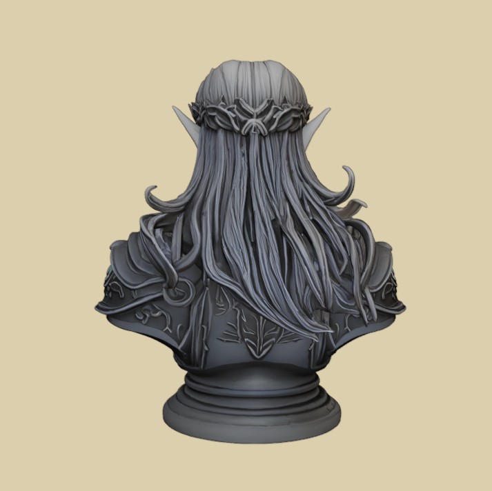 Elven Sorceress Bust