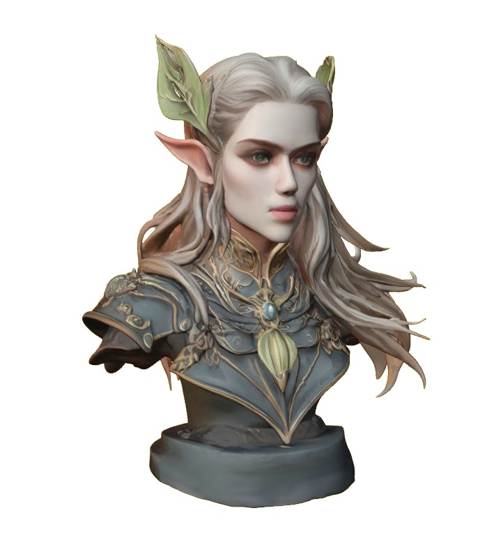 Elven Warrior Queen Bust