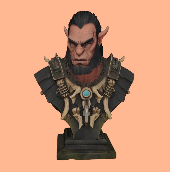 Orc Chieftain Bust