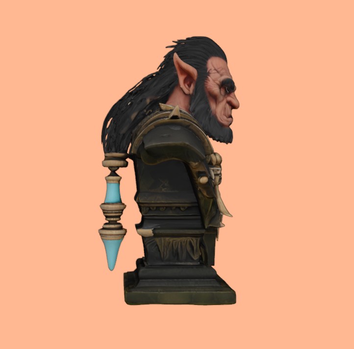 Orc Chieftain Bust