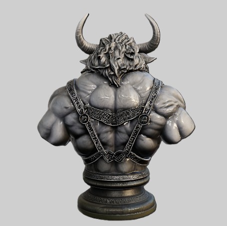 Minotaur Warlord Bust