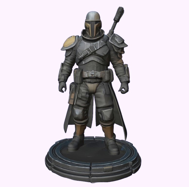 Galactic Bounty Hunter Figurine