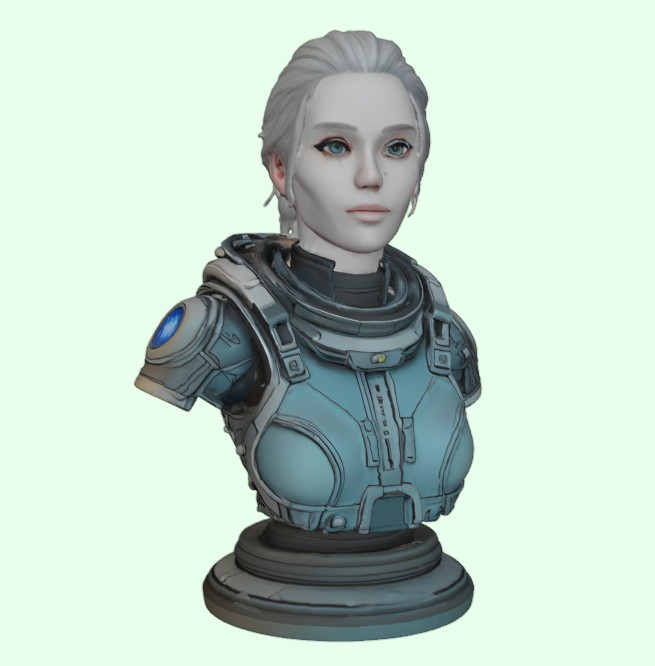 Galactic Explorer Female Bust