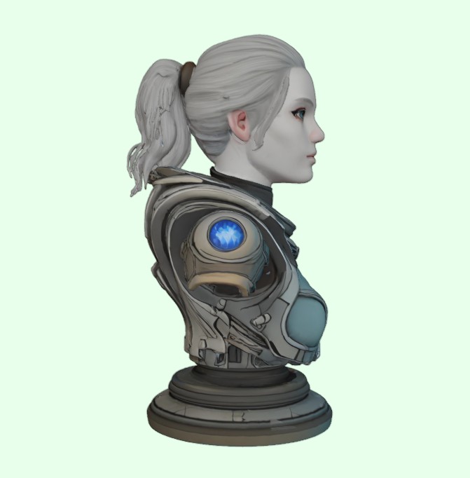 Galactic Explorer Female Bust