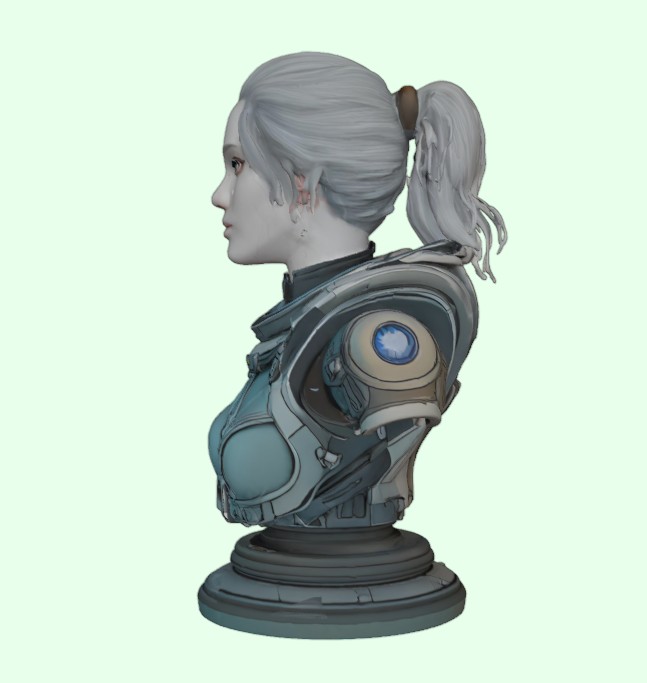 Galactic Explorer Female Bust