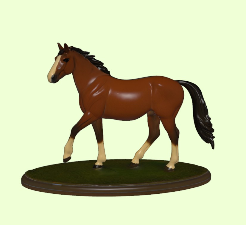 Realistic Horse Figurine