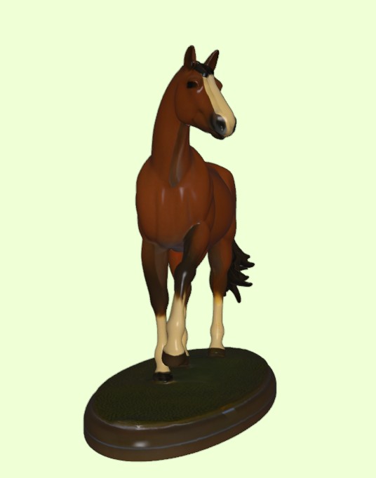 Realistic Horse Figurine