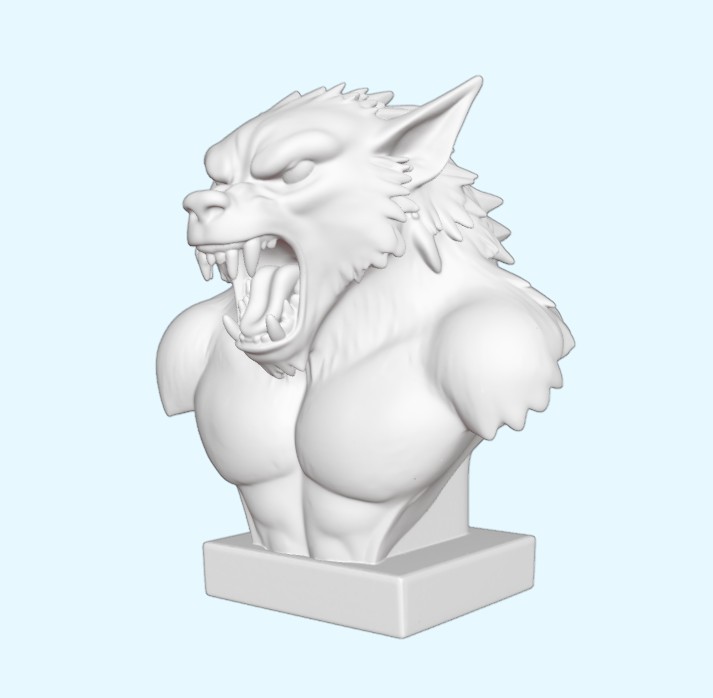 Werewolf Bust
