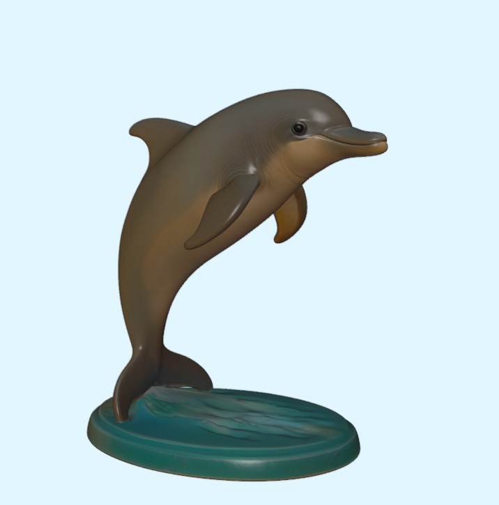 Realistic Dolphin