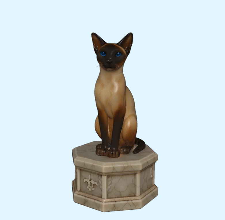 Majestic Siamese Cat