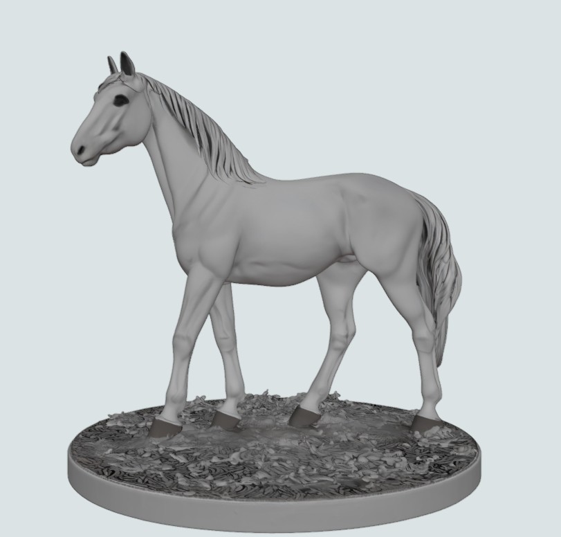 Majestic White Horse