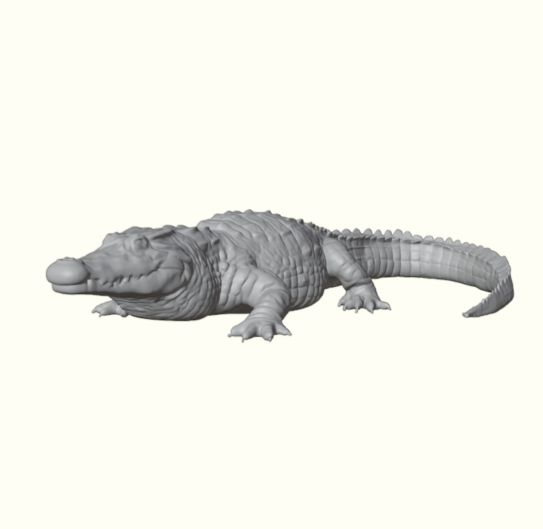 Crocodile Figurine