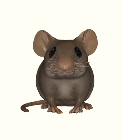 House Mouse Figurine
