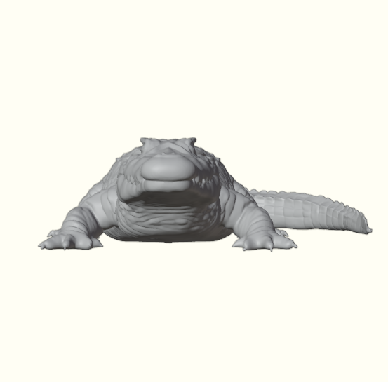 Crocodile Figurine