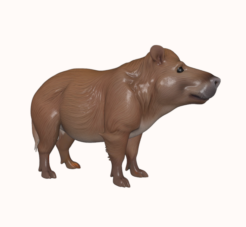Capybara Figurine