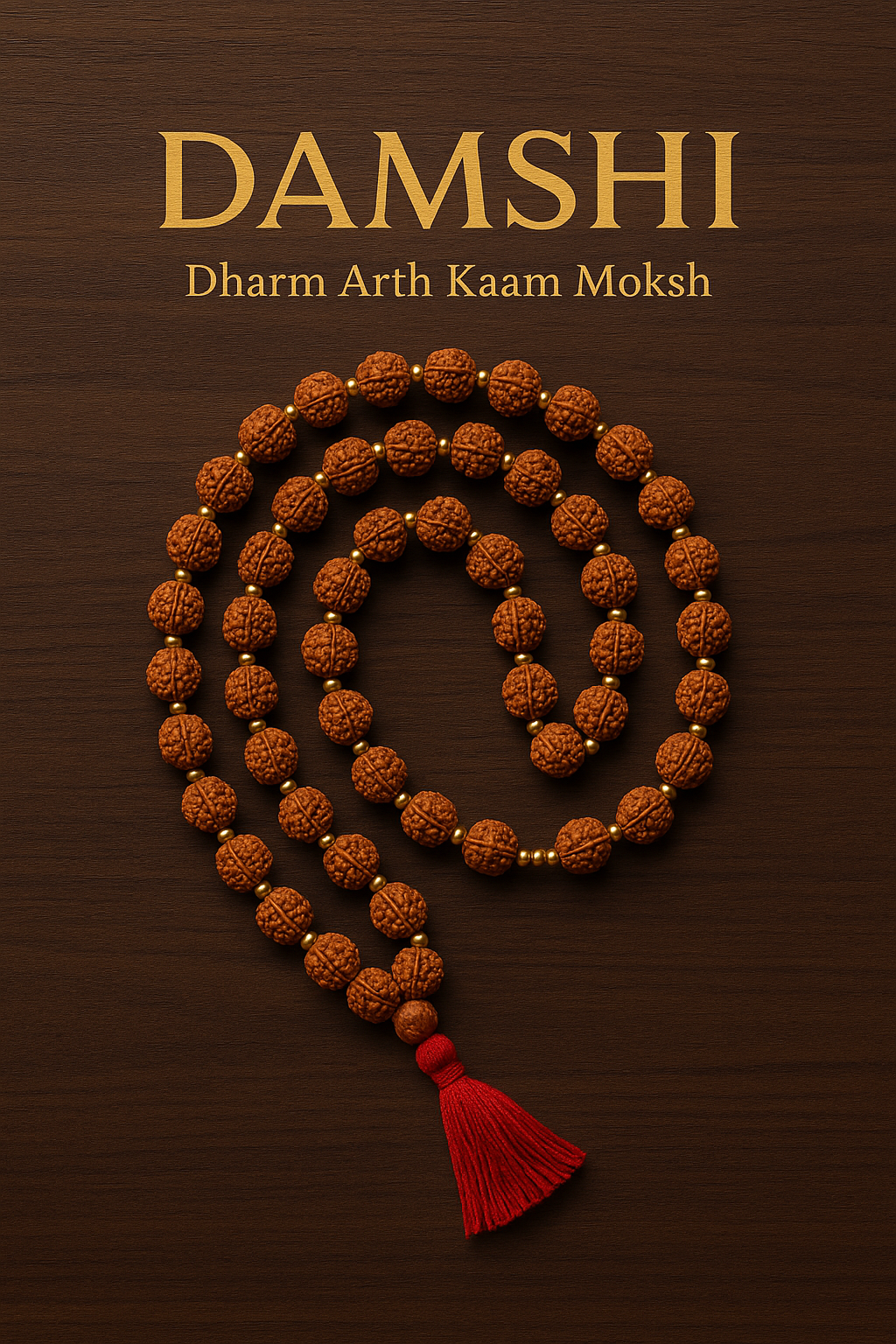 5 mukhi rudraksha mala
