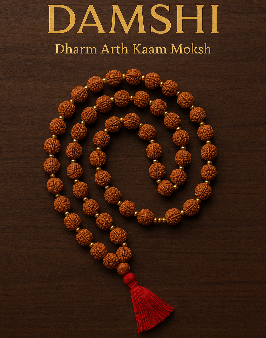 5 mukhi rudraksha mala
