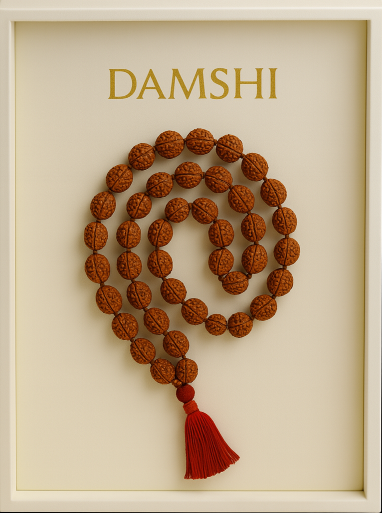 5 mukhi rudraksha mala