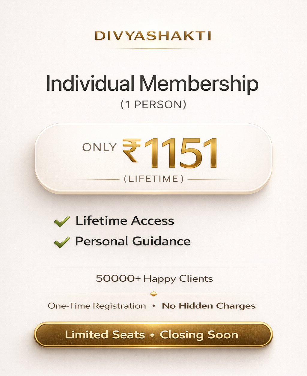 Lifetime Membership 