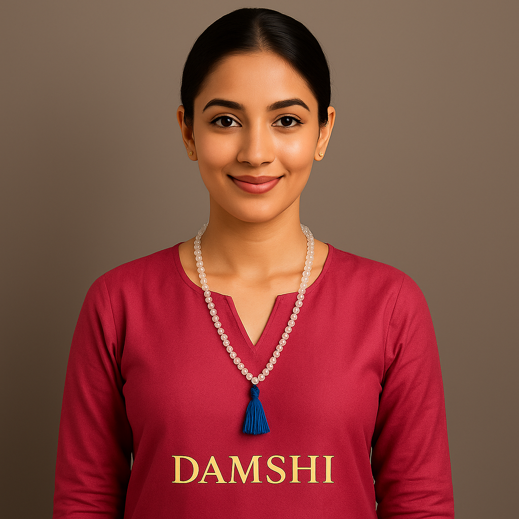 Sphatik crystal mala