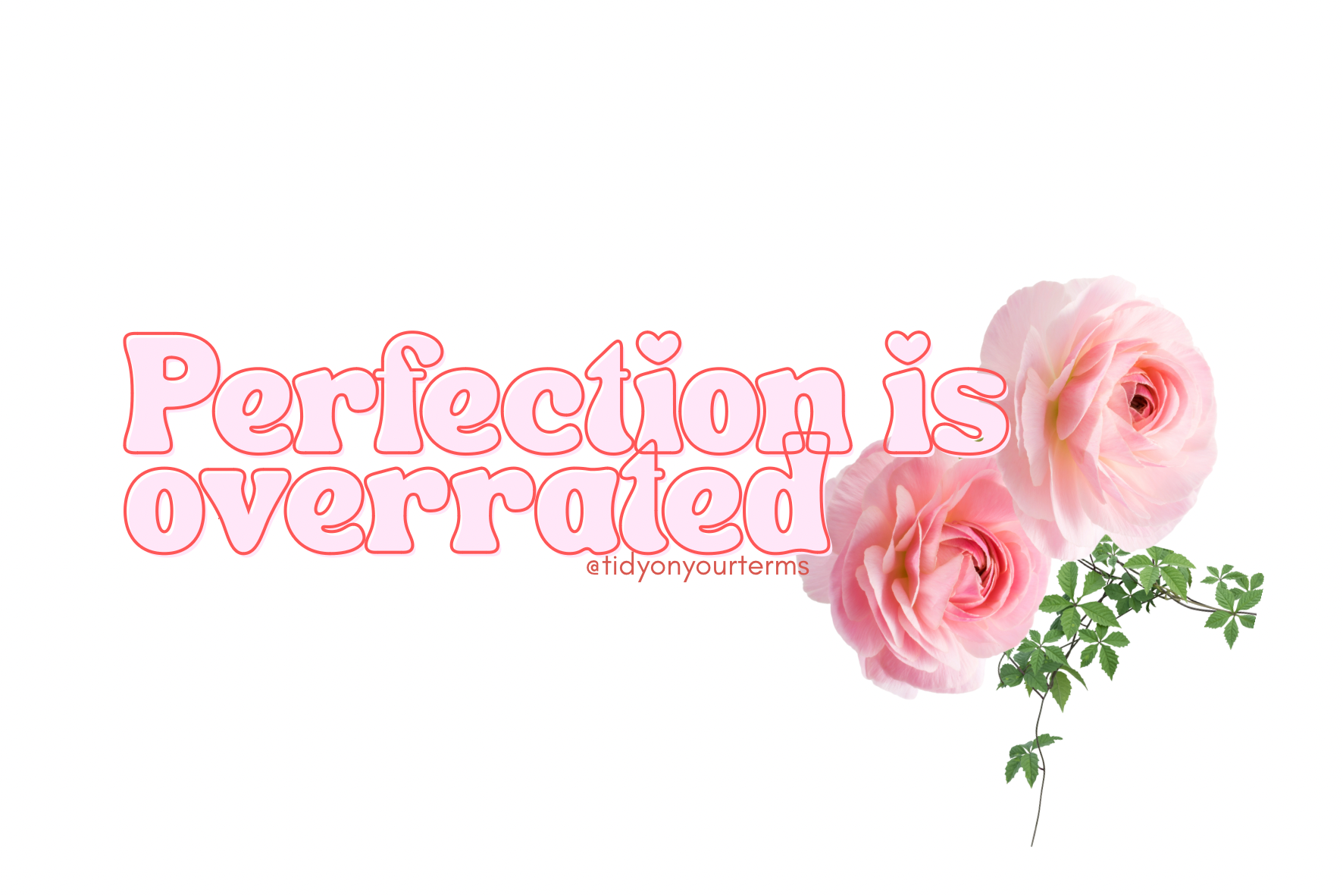 “Perfection is Overrated” Holographic Sticker 
