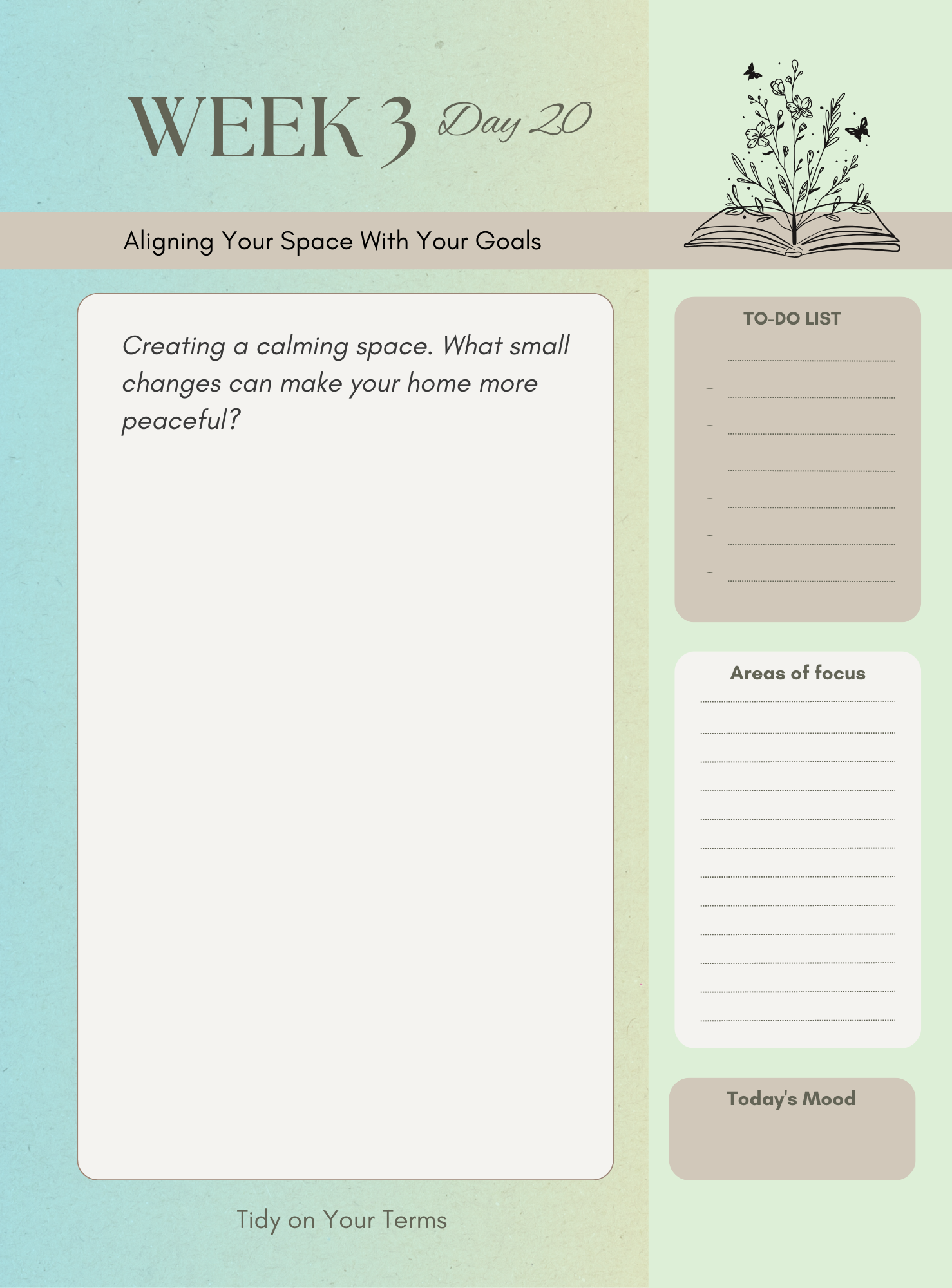 30 Days of Tidy (Paperback Guided Journal)