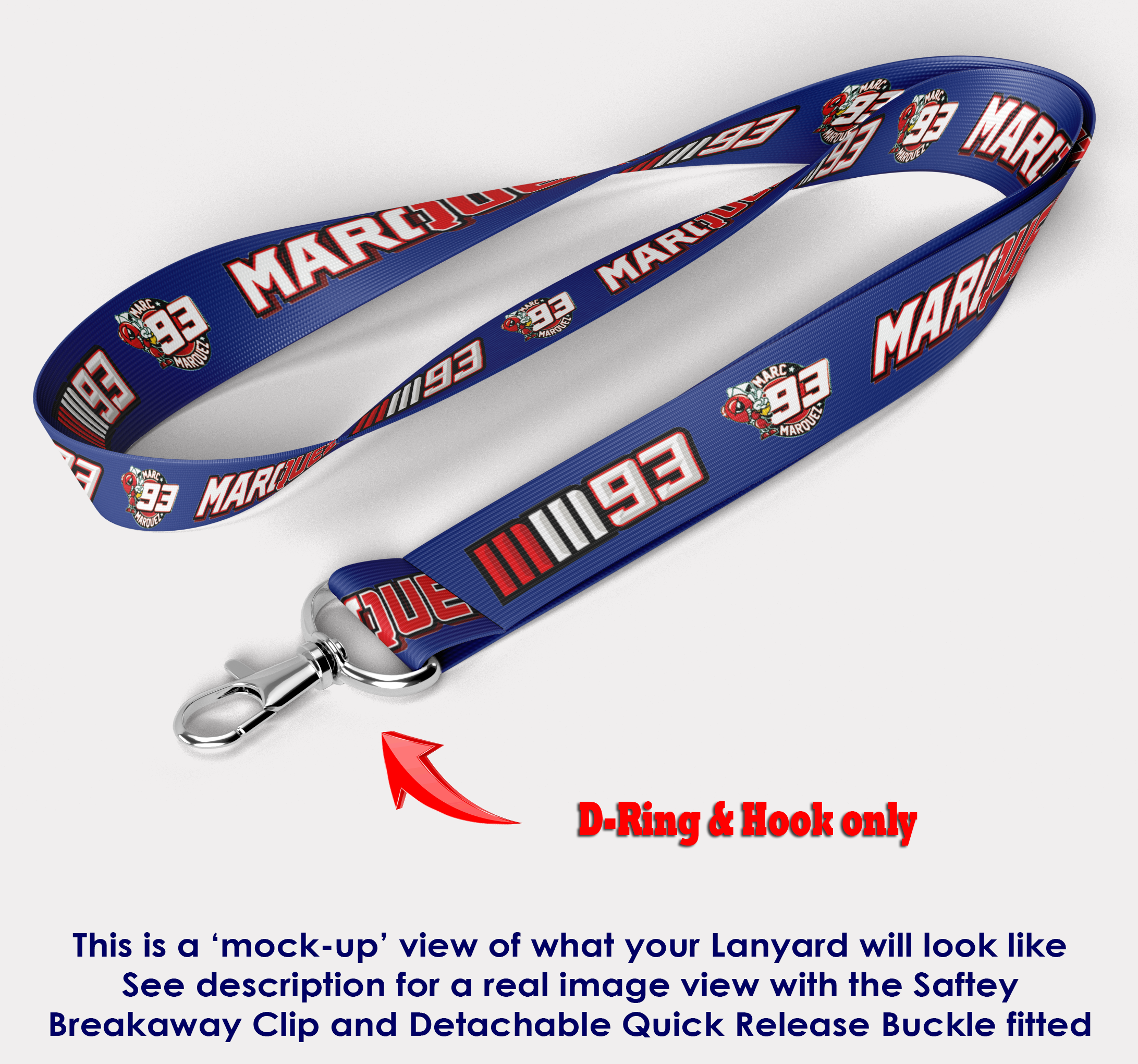 Marq Marquez 93 Lanyard
