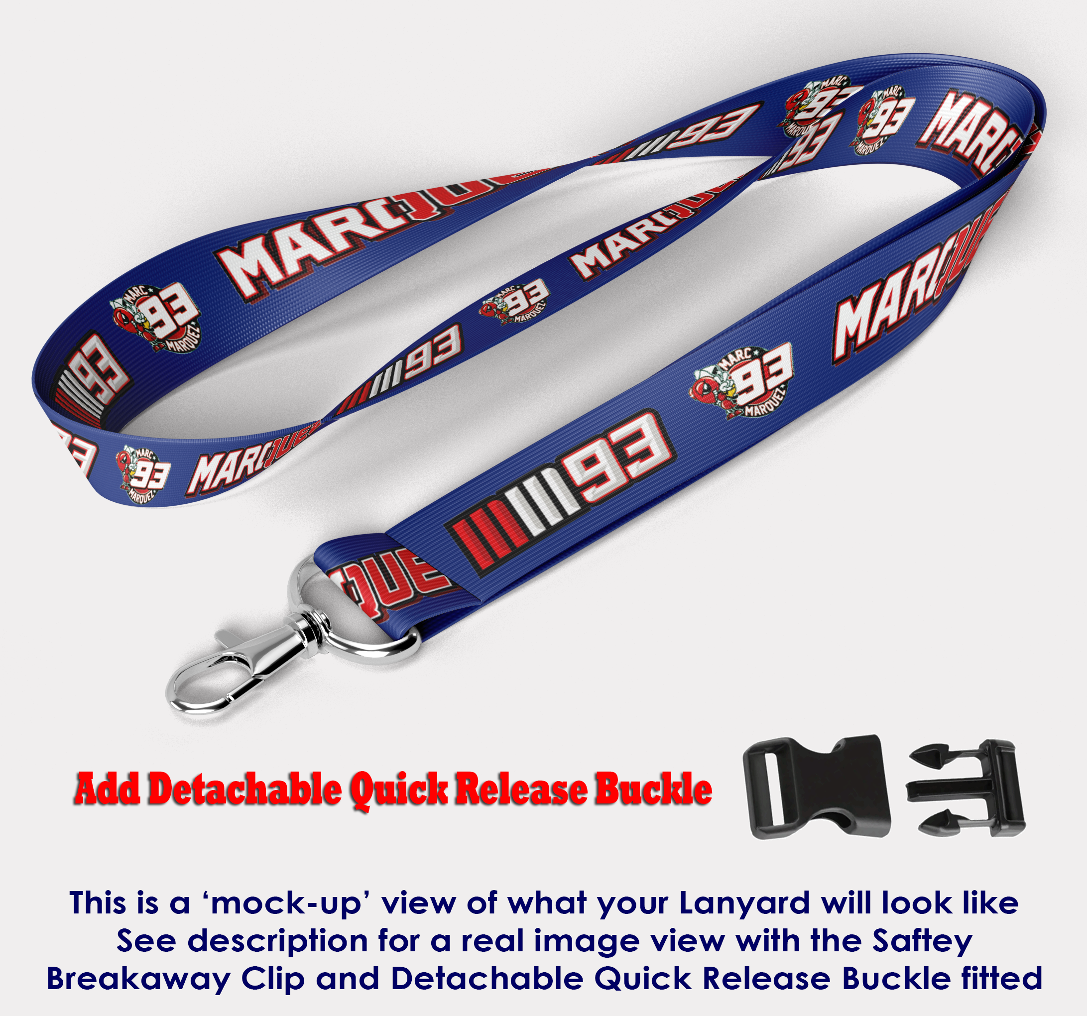 Marq Marquez 93 Lanyard