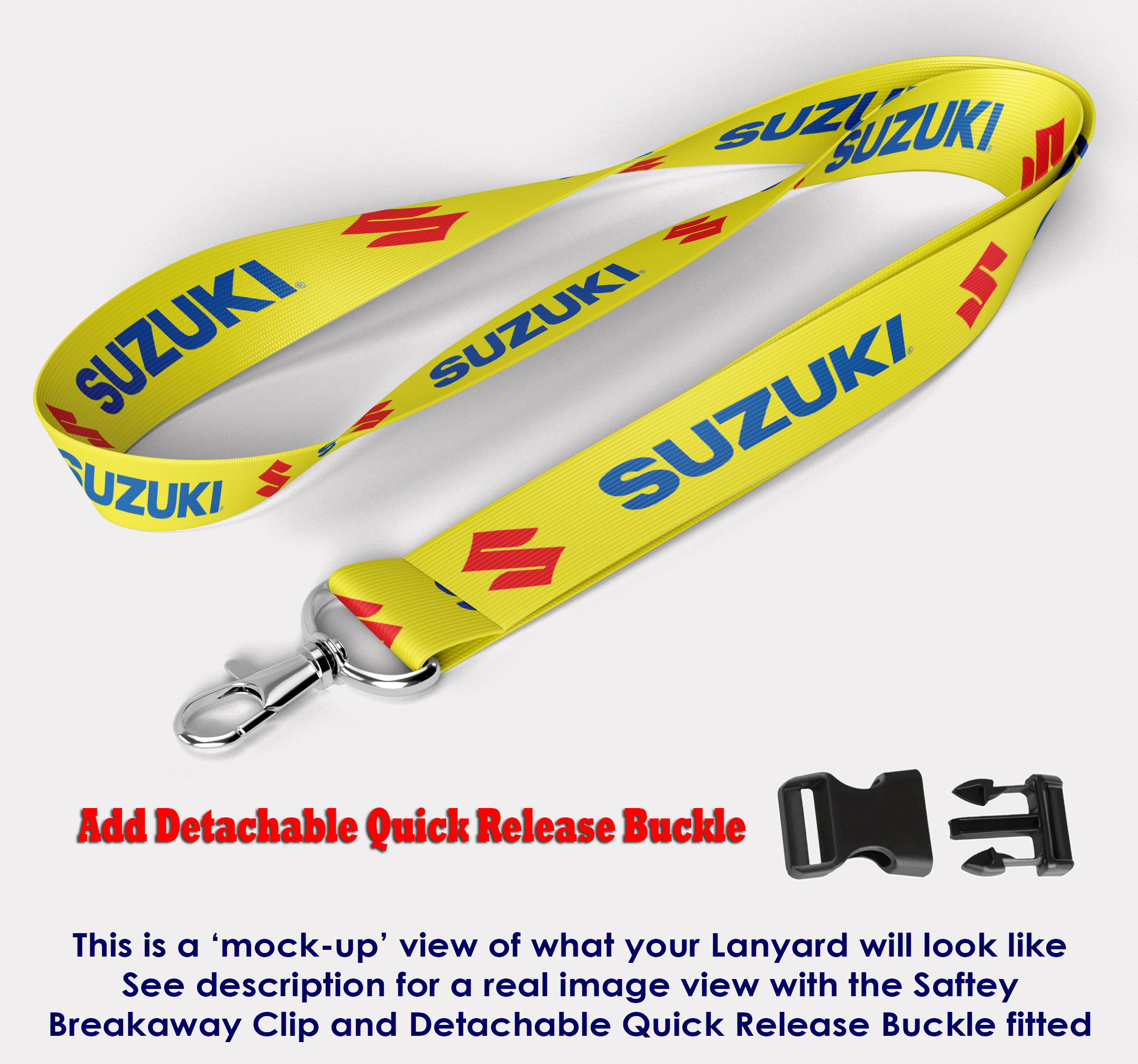 Suzuki (yellow) Lanyard