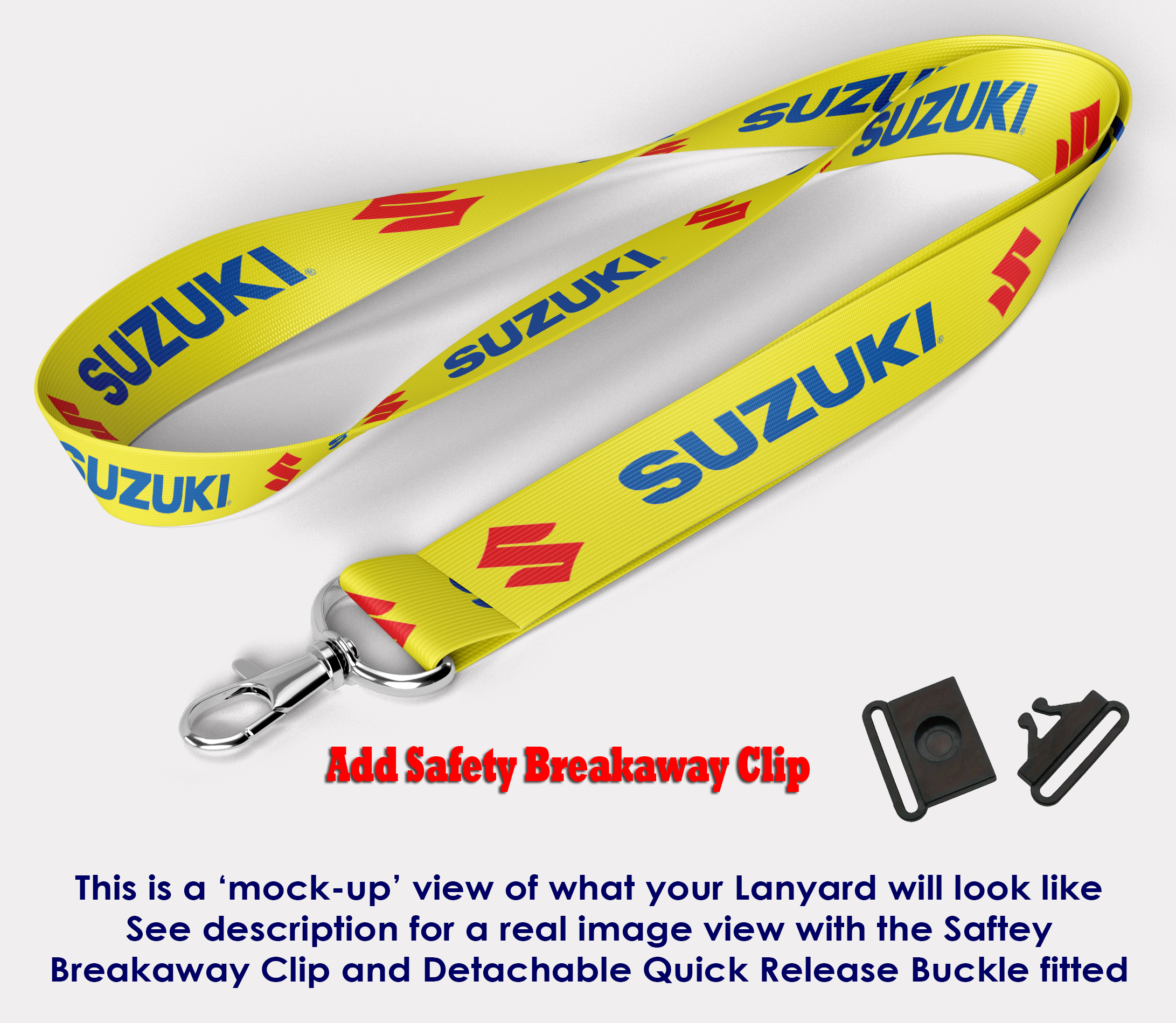 Suzuki (yellow) Lanyard