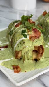 Pechuga de pollo en crema de cilantro