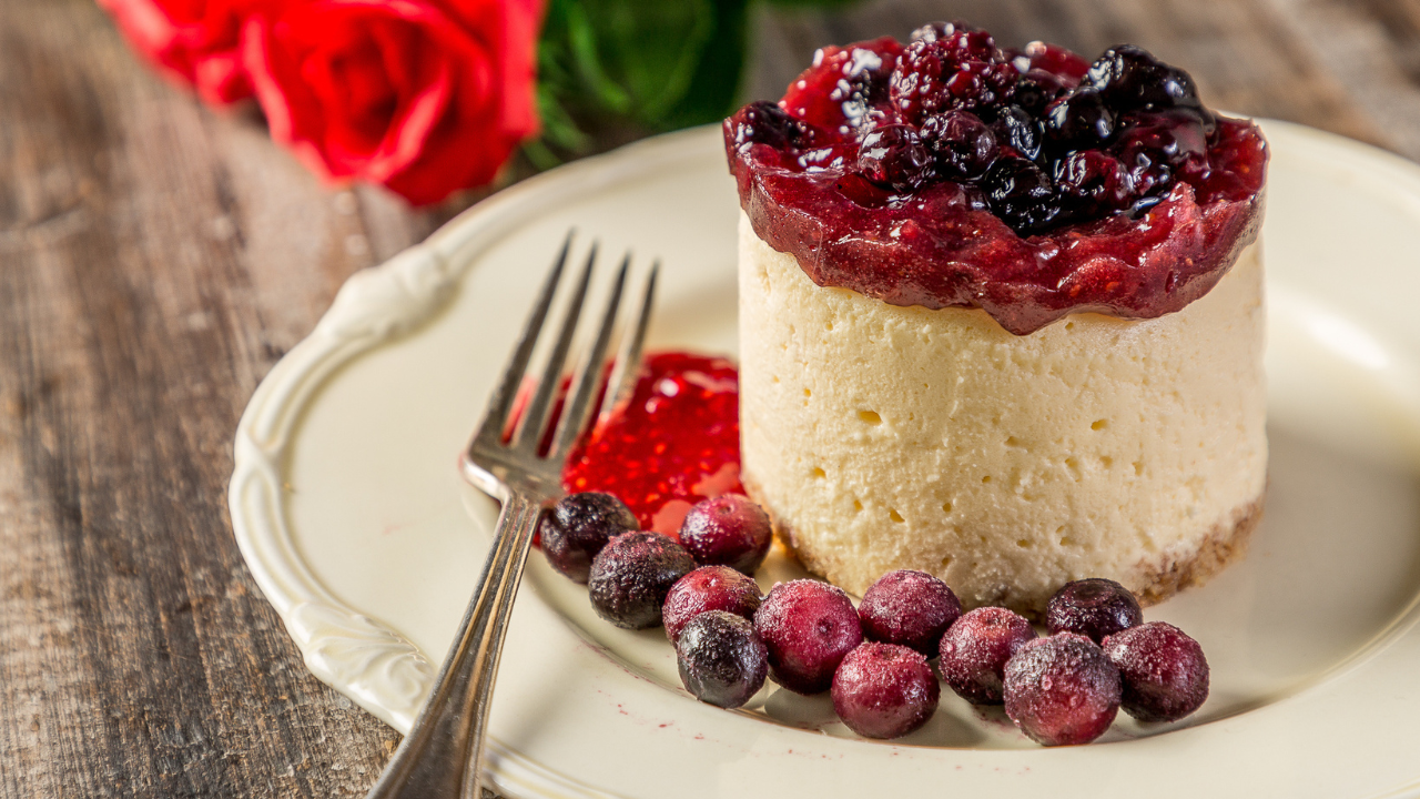 Cheesecake de frutos rojos