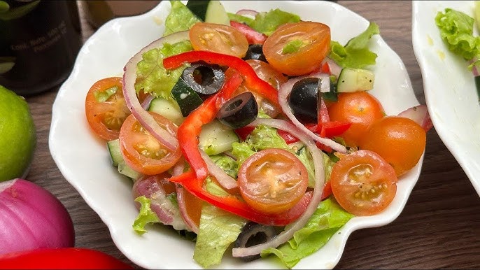 Vasos de Ensalada mediterránea