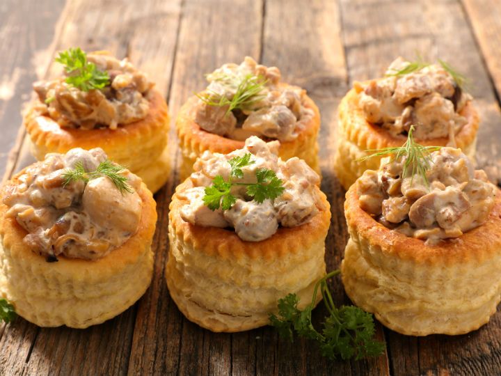 Mini volovanes de atún