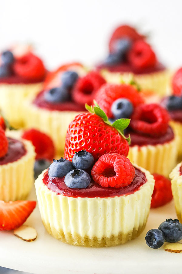 Mini Cheesecake de frutos rojos