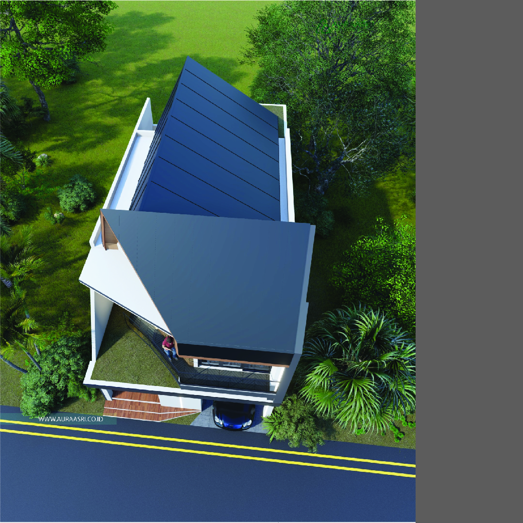 Desain Rumah Eceran Luas Bangunan 100-200 Meter Persegi