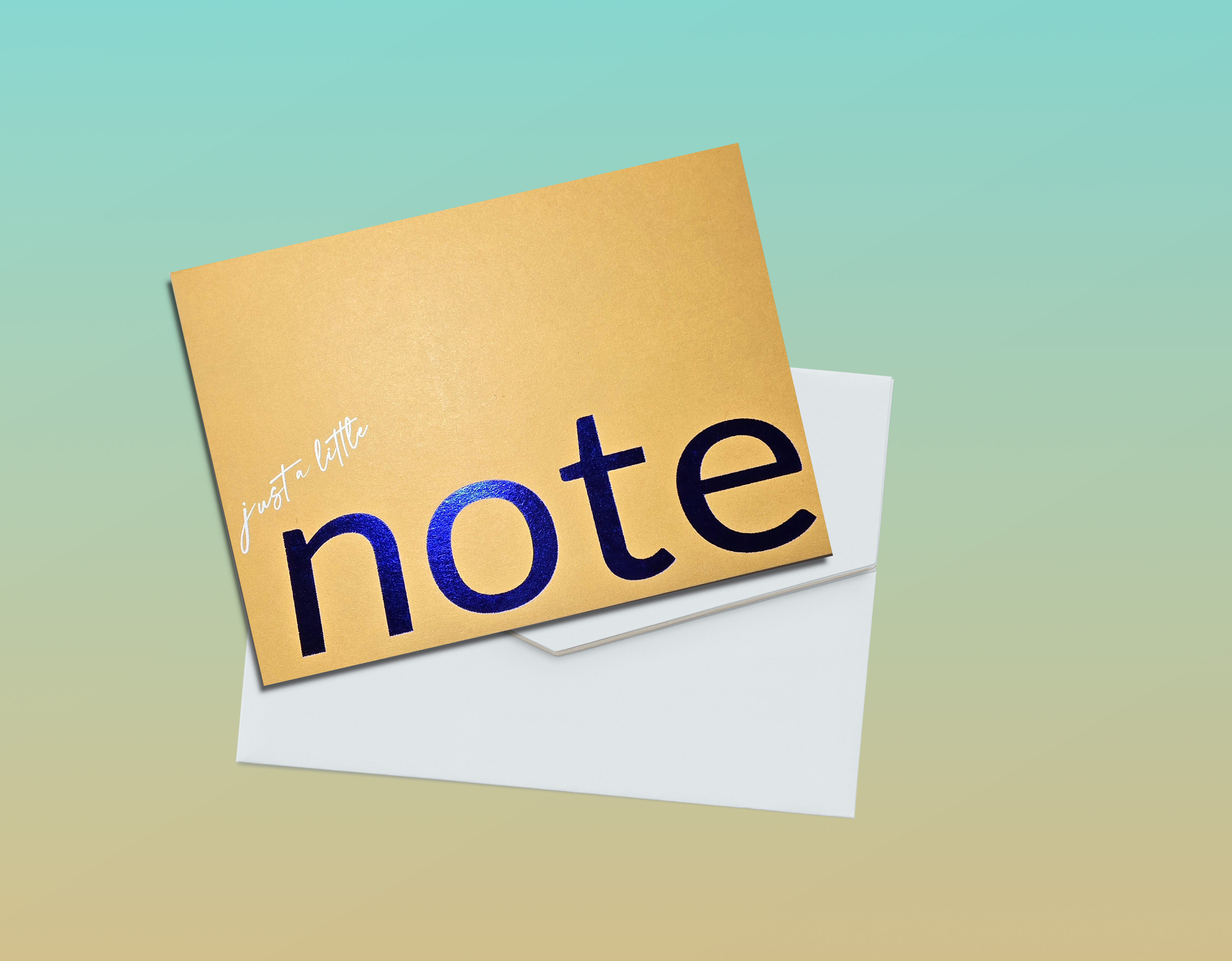 Just A Little Note Card