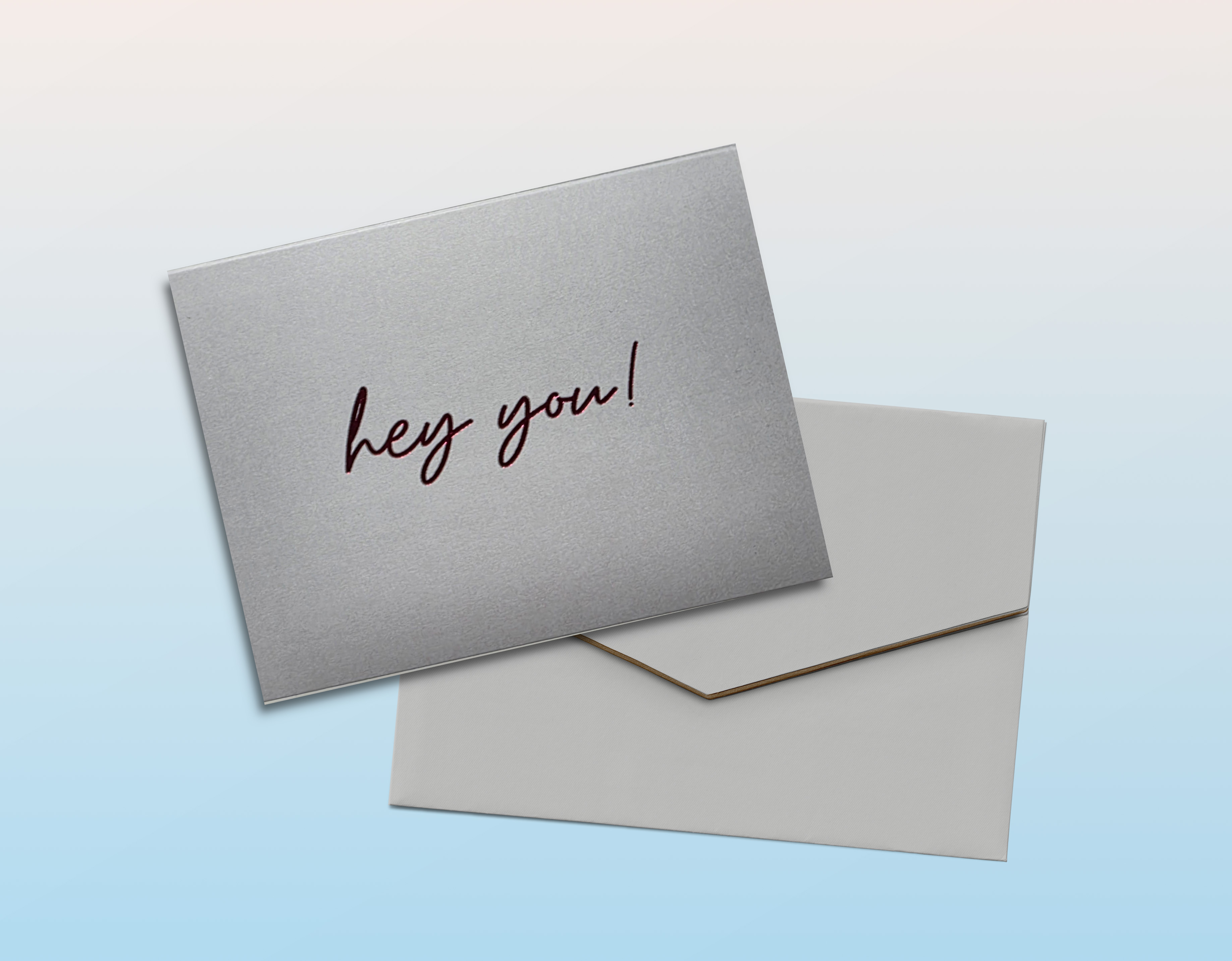 Hey You Note Card