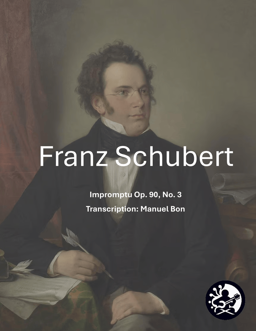 F. Schubert – Impromptu Op. 90, No. 3 (Transcribed for Guitar Trio)