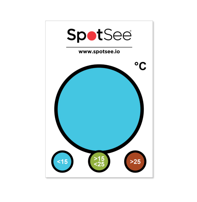 SpotCheck 15°C to 25°C - Pack of 50
