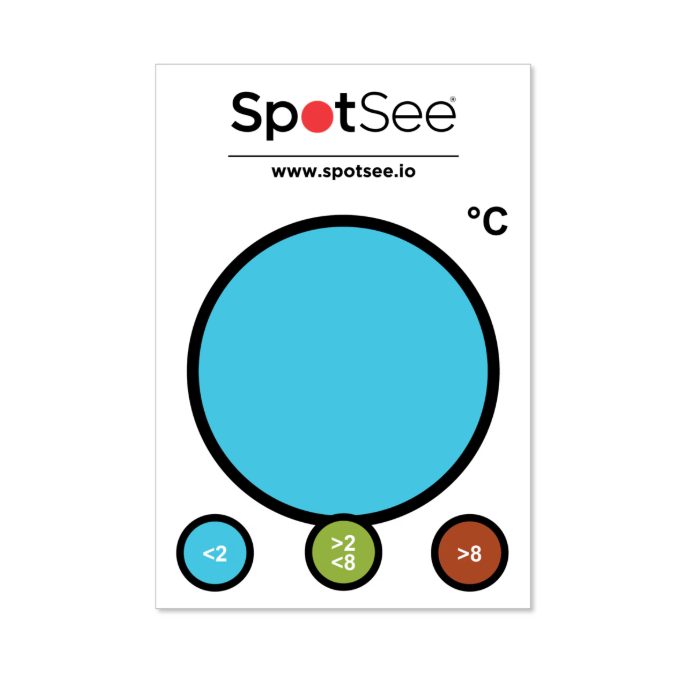 SpotCheck 2°C to 8°C - Pack of 50