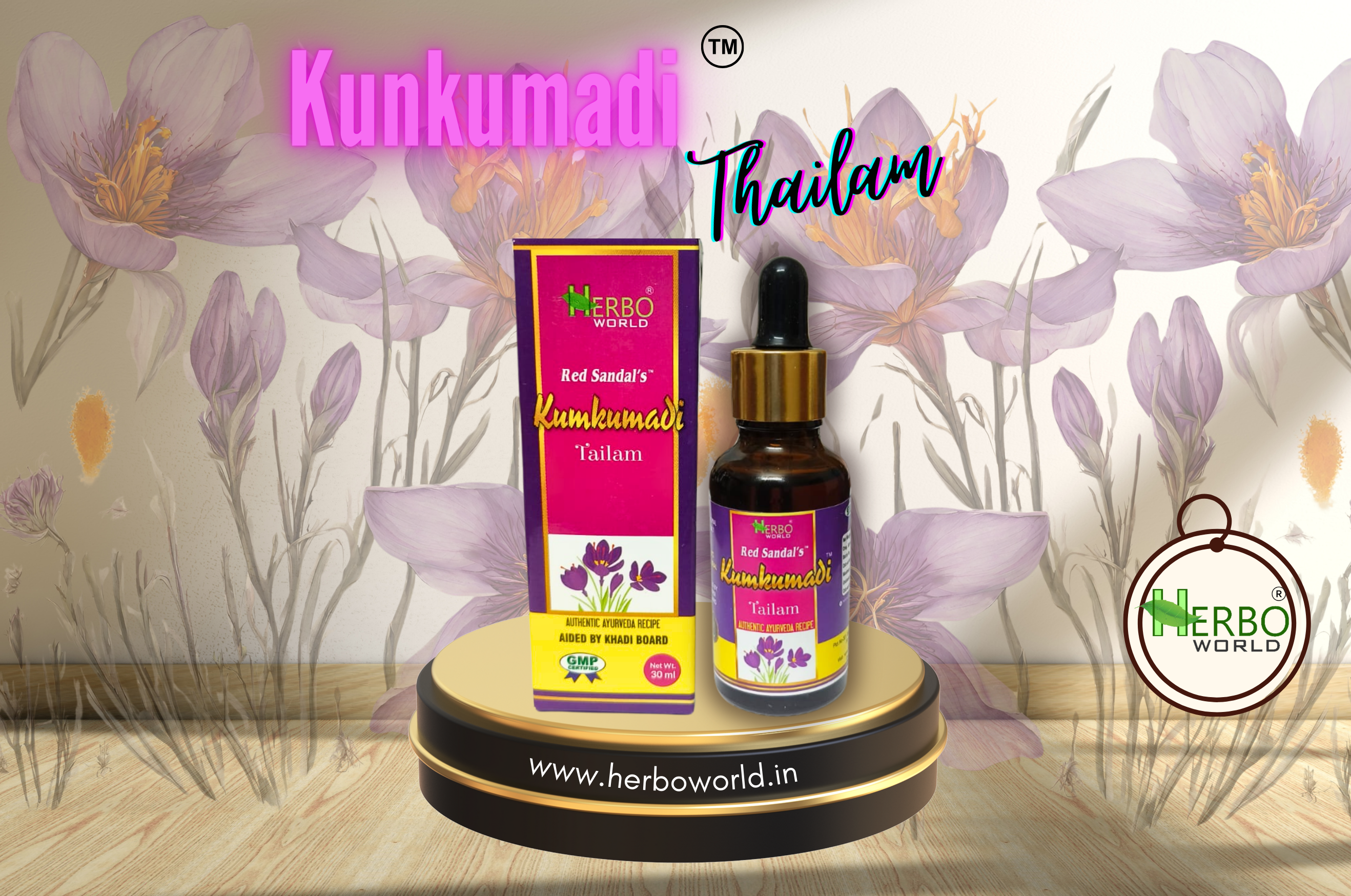 Kumkumadi Tailam Face Serum - Pack Of 2  (Buy1+Get1- Free)