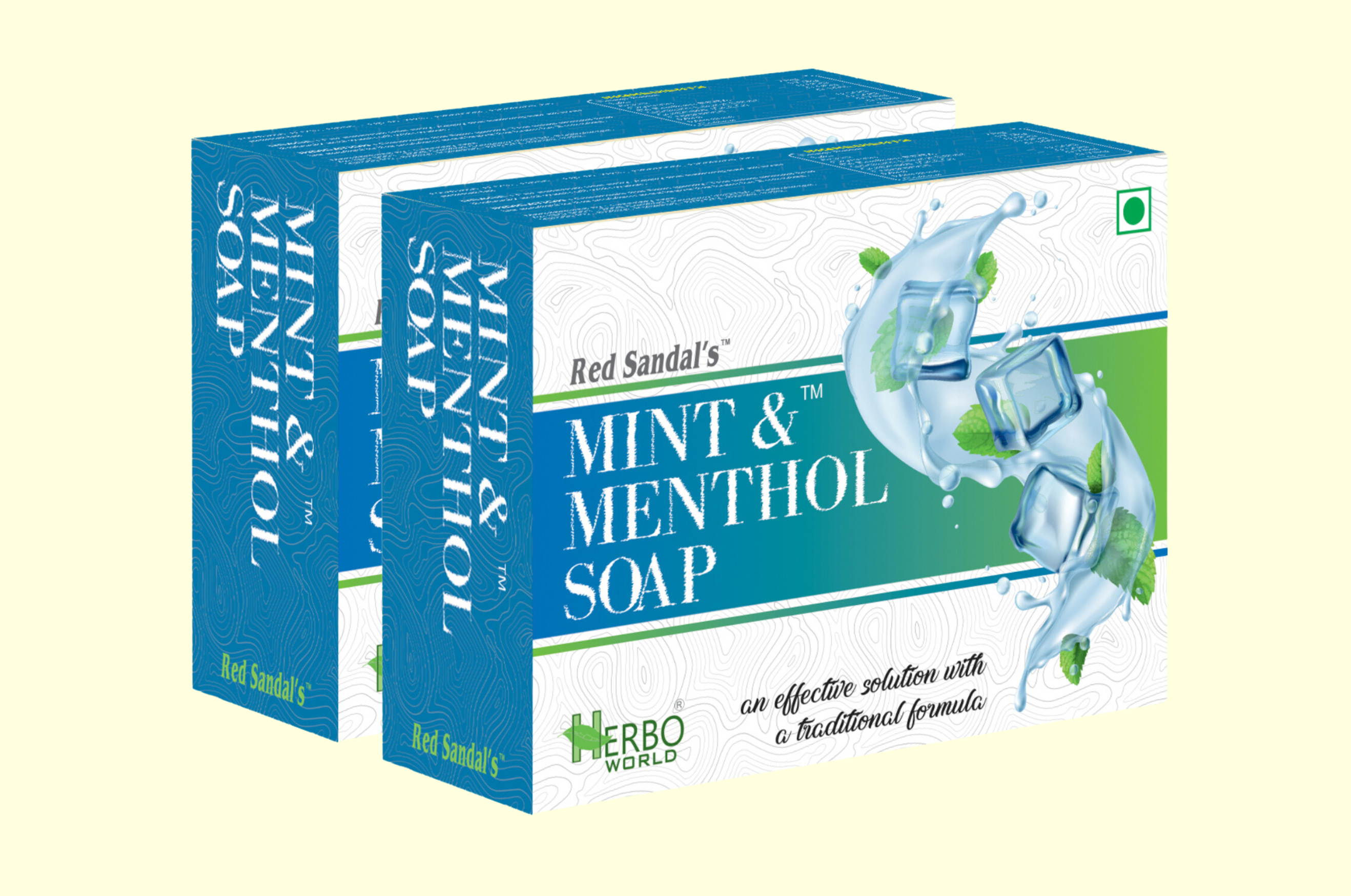 Mint Menthol Soap (100g) - Pack Of 2  GET 30% OFF