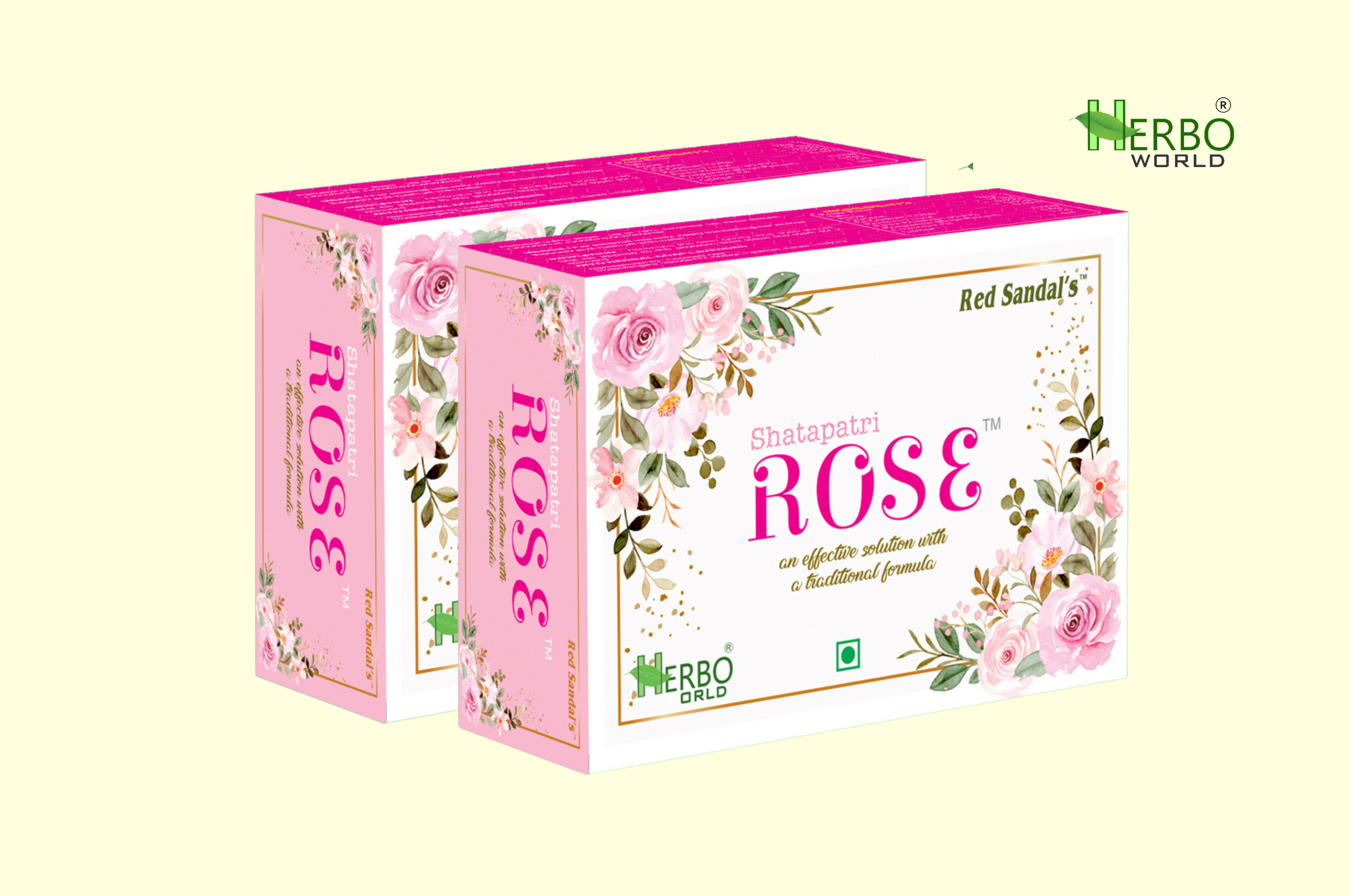  Shatapatri Rose Soap (100g) - Pack Of 2 GET 30% OFF