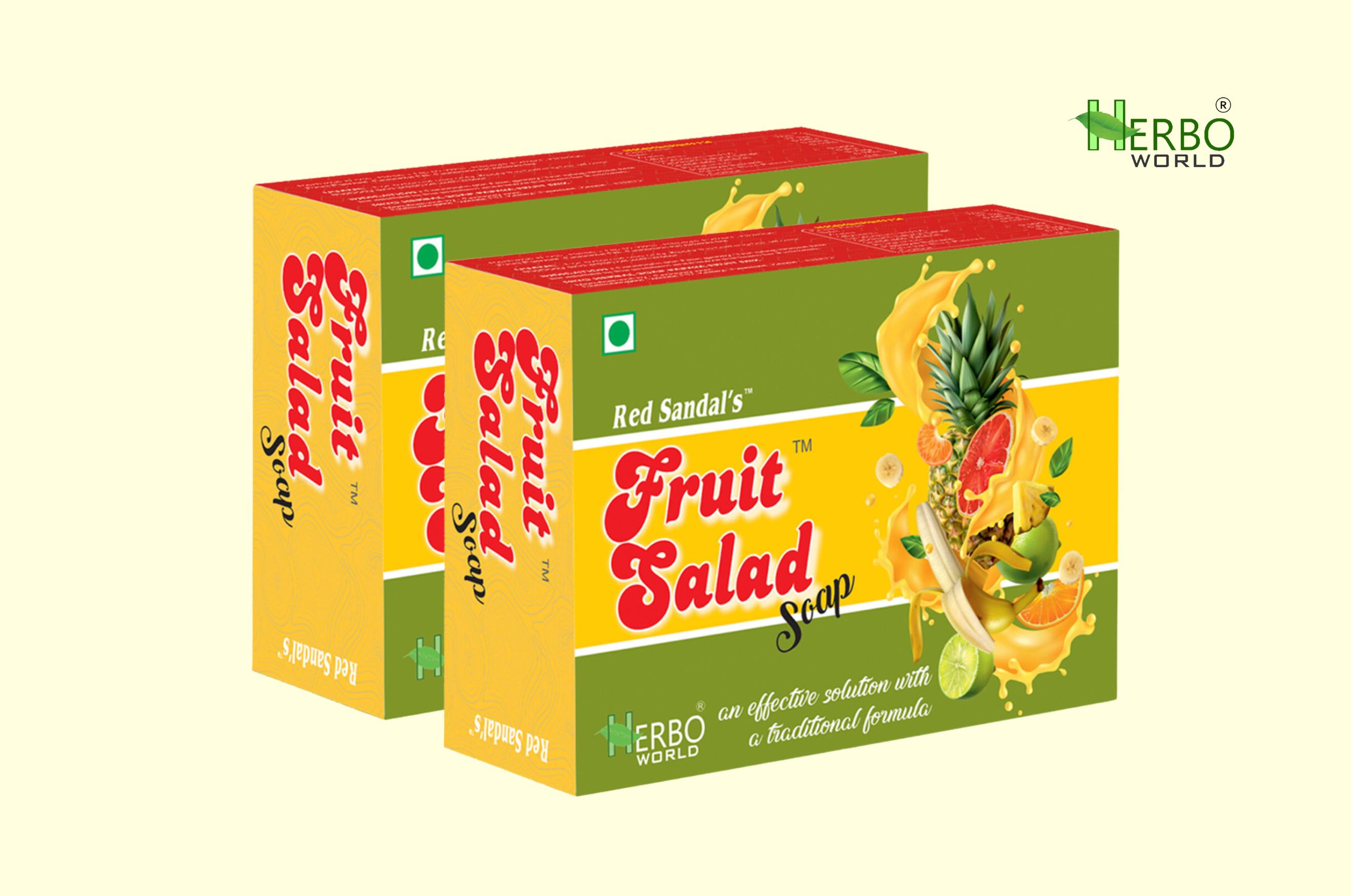  Fruit Salad Glycerin Soap Premium Soap (100g) Pack Of 2 - GET 30% OFF