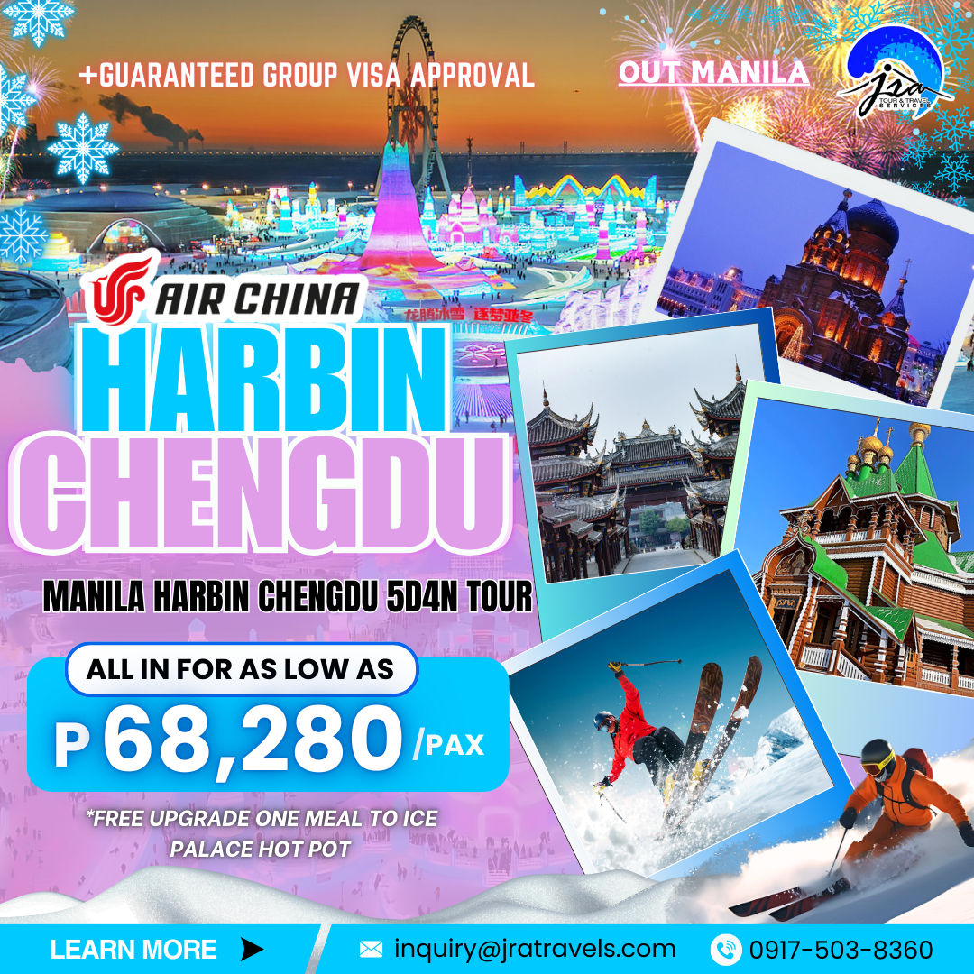 Manila Harbin Chengdu 5D4N Tour