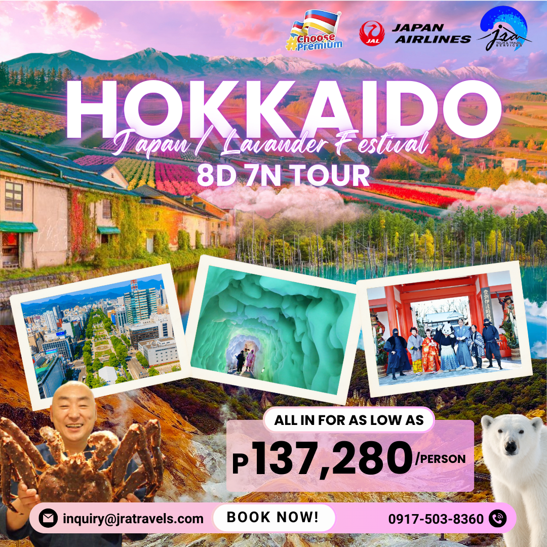 Hokkaido 8D7N Tour