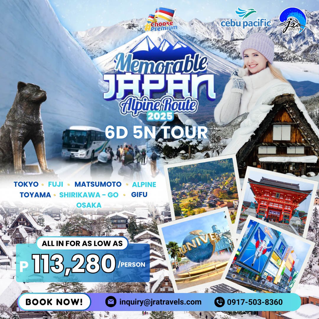 Memorable Japan Alpine Route 2025 Tour