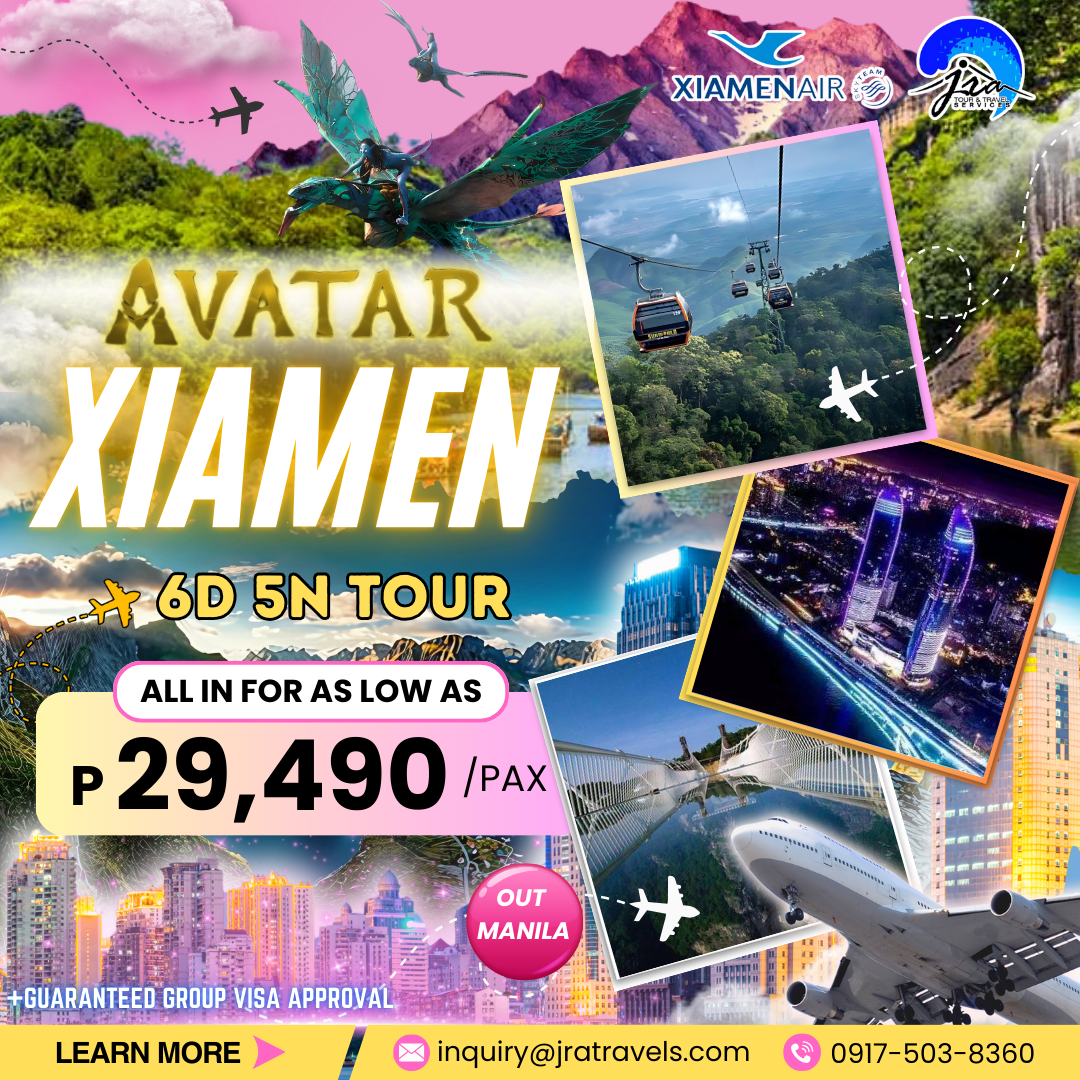 Avatar Xiamen Tour Package